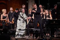 Leonskaya con la Orquesta Sinfonica de-Castilla y Leon