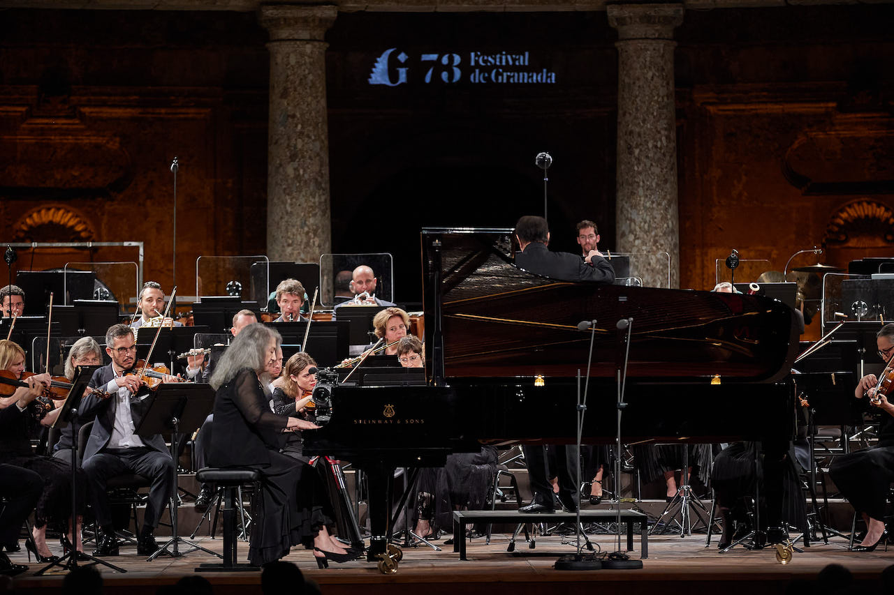 Martha Argerich, Charles Dutoit y la Orchestre de la Suisse Romande