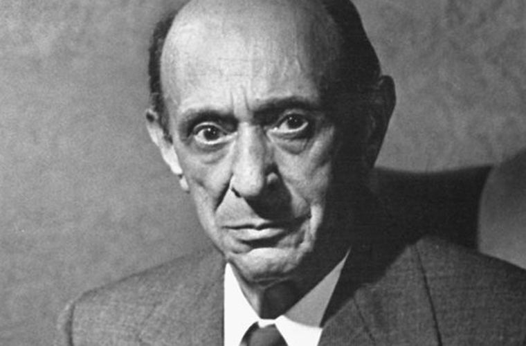 El compositor Arnold Schoenberg