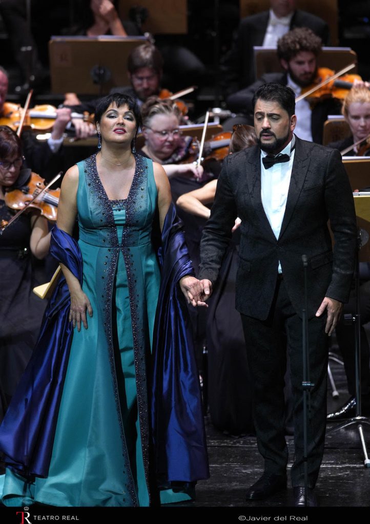 Adiós sin rencorObras de Puccini. Anna Netrebko, Yusif Eyvazov, Jérôme Boutillier, Daria Rybak. Coro y Orquesta Titulares del Teatro Real. Coro RTVE. Denis Vlasenko, director. Teatro Real. Madrid, 5 de septiembre de 2024.